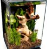 Marineland Portrait Glass LED Aquarium Kit Hidden Filtration Black-0