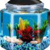 Hex BettaTank 1 Gallon LED Aquarium by Koller Products Durable Plastic-0