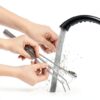 Reptile Feeding Tongs Quelong Stainless Steel Long Spoon 10in/10.6in-2