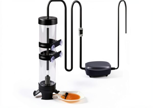 Brine Shrimp Hatchery Kit NestBasics with Silver Air Pump Incubator-1