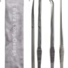 Aquarium Aquascape Tools Kit Petsocie 15‑Inch Steel 4‑in‑1 Set-0