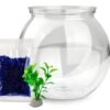 Newpol Mini Plastic Aquarium Starter Kit 0.8 Gallon Fish Tank-1