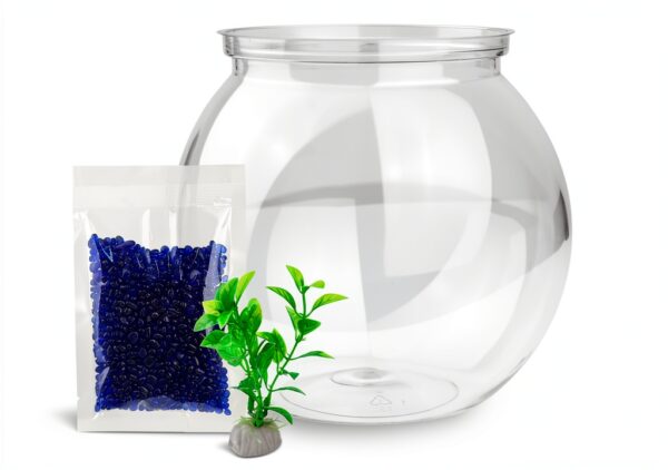 Newpol Mini Plastic Aquarium Starter Kit 0.8 Gallon Fish Tank-1