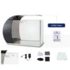 5 Gallon Fish Tank CB Star Arc-Shaped Glass Kit with LED Lights-6