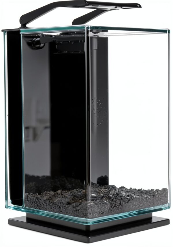 Marineland Portrait Glass LED Aquarium Kit Hidden Filtration Black-2