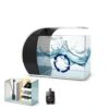 5 Gallon Fish Tank CB Star Arc-Shaped Glass Kit with LED Lights-4